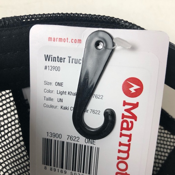 Marmot Quilted Winter Trucker Hat Mesh Cap NWT - Picture 5 of 9